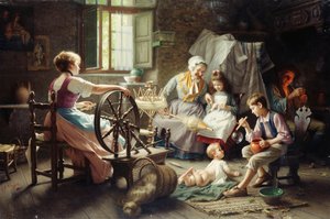 Alla ruota da filare da Giovanni Battista Torriglia