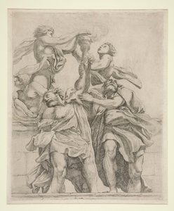 Due apostoli e tre angeli da Giovanni Battista Vanni