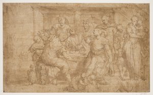 La cena di Emmaus da Giovanni Battista Zelotti