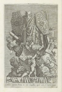 Trofeo di armi e sculture da Giovanni Battista de
