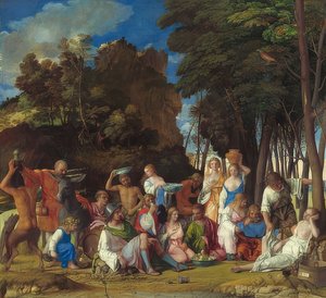 La festa degli dei da Giovanni Bellini