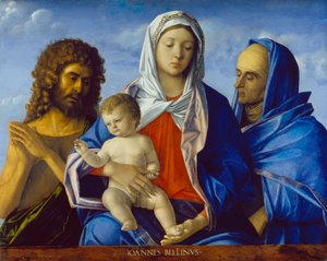 Madonna e Bambino con i santi Giovanni Battista ed Elisabetta da Giovanni Bellini