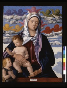 Madonna col Bambino e San Giovanni Battista da Giovanni Bellini