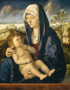 Madonna e Bambino in un paesaggio da Giovanni Bellini