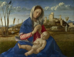 Madonna del prato. Circa 1500 da Giovanni Bellini