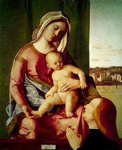 La Madonna col Bambino e un donatore