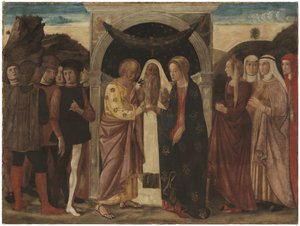 Lo Sposalizio della Vergine (tempera su lino)