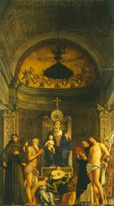 Pala di San Giobbe da Giovanni Bellini