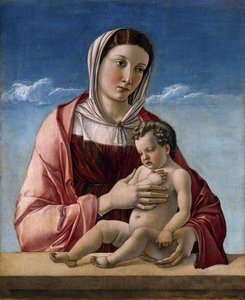 Vergine con il Bambino (Madonna Frizzoni) - Dipinto di Giovanni Bellini detto il Giambellino da Giovanni Bellini