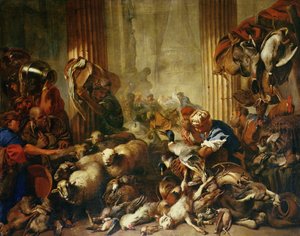 Gesù scaccia i mercanti dal tempio