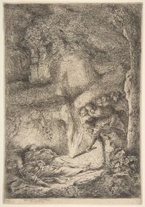 Ritrovamento dei corpi dei santi Pietro e Paolo, 1645-51 da Giovanni Benedetto Castiglione