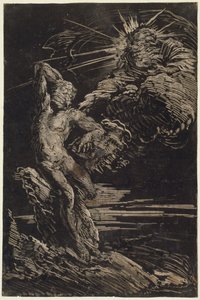 La creazione di Adamo da Giovanni Benedetto Castiglione