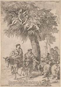 La fuga in Egitto da Giovanni Benedetto Castiglione