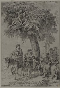 La fuga in Egitto da Giovanni Benedetto Castiglione
