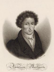 Ritratto del compositore Francesco Morlacchi 1784-1841, 1829 da Giovanni Bernardoni