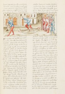 Decameron, Back to back - Rinuccio Palermini al cimitero -Rinuccio Palermini che fugge dalla guardia , Nona giornata, racconto 1. da Giovanni Boccaccio