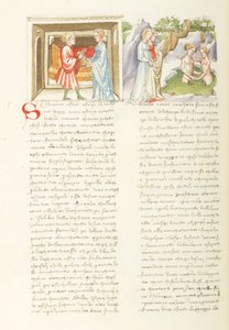 Decameron, Liaison dangereuse Salabaetto et Jancofiore se baignant, ottava giornata, racconto 10. da Giovanni Boccaccio