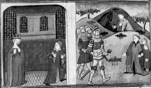 Decameron, La moglie del re di Francia accusa il conte di Anversa; il conte si riconcilia con il re. Seconda giornata, racconto 8 da Giovanni Boccaccio