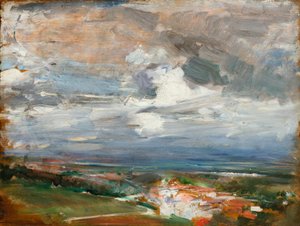 Boldini - PAESAGGIO ROSA