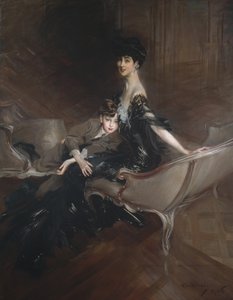 Consuelo Vanderbilt, Duchessa di Marlborough, e suo figlio, Lord Ivor Spencer-Churchill