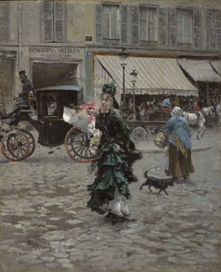 Attraversando la strada, 1873-75