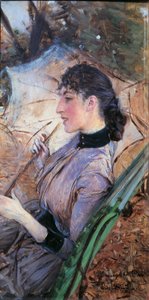 Italia, Firenze, Profilo di Alaide Banti da Giovanni Boldini