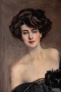 Mademoiselle de Nemidofft (dettaglio) da Giovanni Boldini