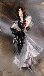 Ritratto di Anita de la Feria, la ballerina spagnola, 1900