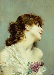 Profilo di una giovane donna da Giovanni Boldini