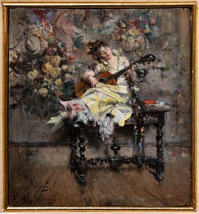 La chitarrista da Giovanni Boldini