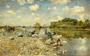 Il bucato, 1874 da Giovanni Boldini
