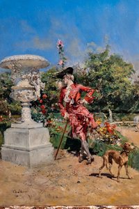 Giovane Marchese a Versailles (dettaglio) da Giovanni Boldini
