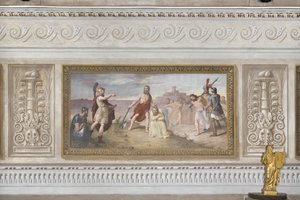 Il martirio di San Matteo, dalle Storie di Cristo da Giovanni Chiarini