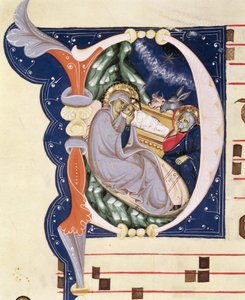Ms 561 f.31v Iniziale istoriata 