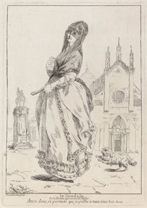 La donna con il cappuccio, o la donna che torna dalla chiesa