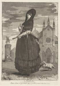 Le Zendale (Donna con cappuccio, o la donna che torna dalla chiesa)