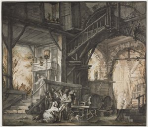 Scena teatrale, c.1775-1776