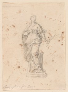 Statua di una Santa da Giovanni Domenico Campiglia