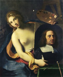 Allegoria della pittura da Giovanni Domenico Cerrini