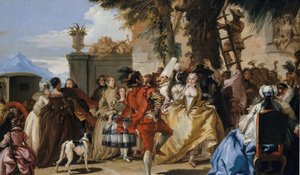 Una danza in campagna, ca. 1755