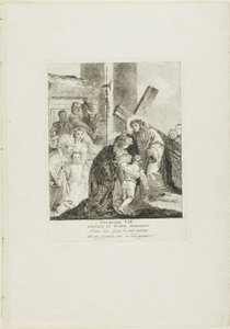 Cristo consola le donne piangenti, ottava tavola della Via Crucis