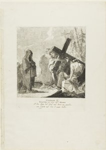 Cristo incontra sua Madre, quarta tavola della Via Crucis