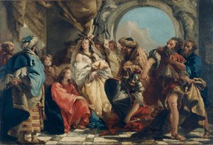 Cristo e la donna adultera da Giovanni Domenico Tiepolo