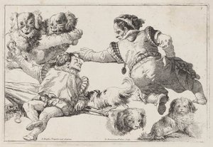 Nani e Cani da Giovanni Domenico Tiepolo