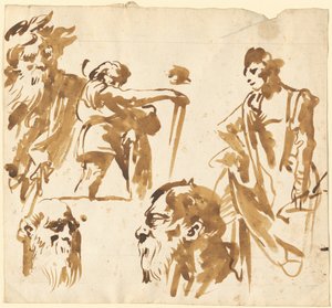 Figure e volti da Giovanni Domenico Tiepolo