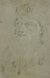 Testa di un Orientale con Barba da Giovanni Domenico Tiepolo