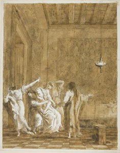 Gesù nella casa di Giairo da Giovanni Domenico Tiepolo