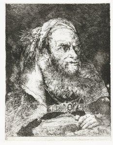 Uomo con libro aperto da Giovanni Domenico Tiepolo