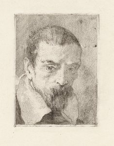 Vecchio con Barba e Testa Nuda, dalla Raccolta di Teste da Giovanni Domenico Tiepolo