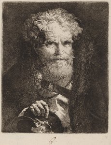 Vecchio con Elmo da Giovanni Domenico Tiepolo